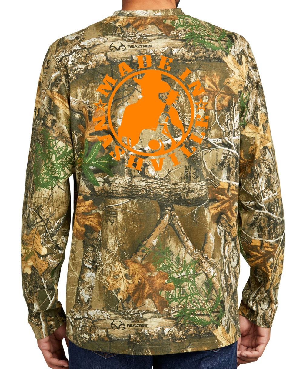 MIN Camo Long Sleeve Pocket T-Shirt