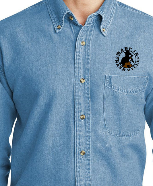 MIN Long Sleeve Denim Shirt