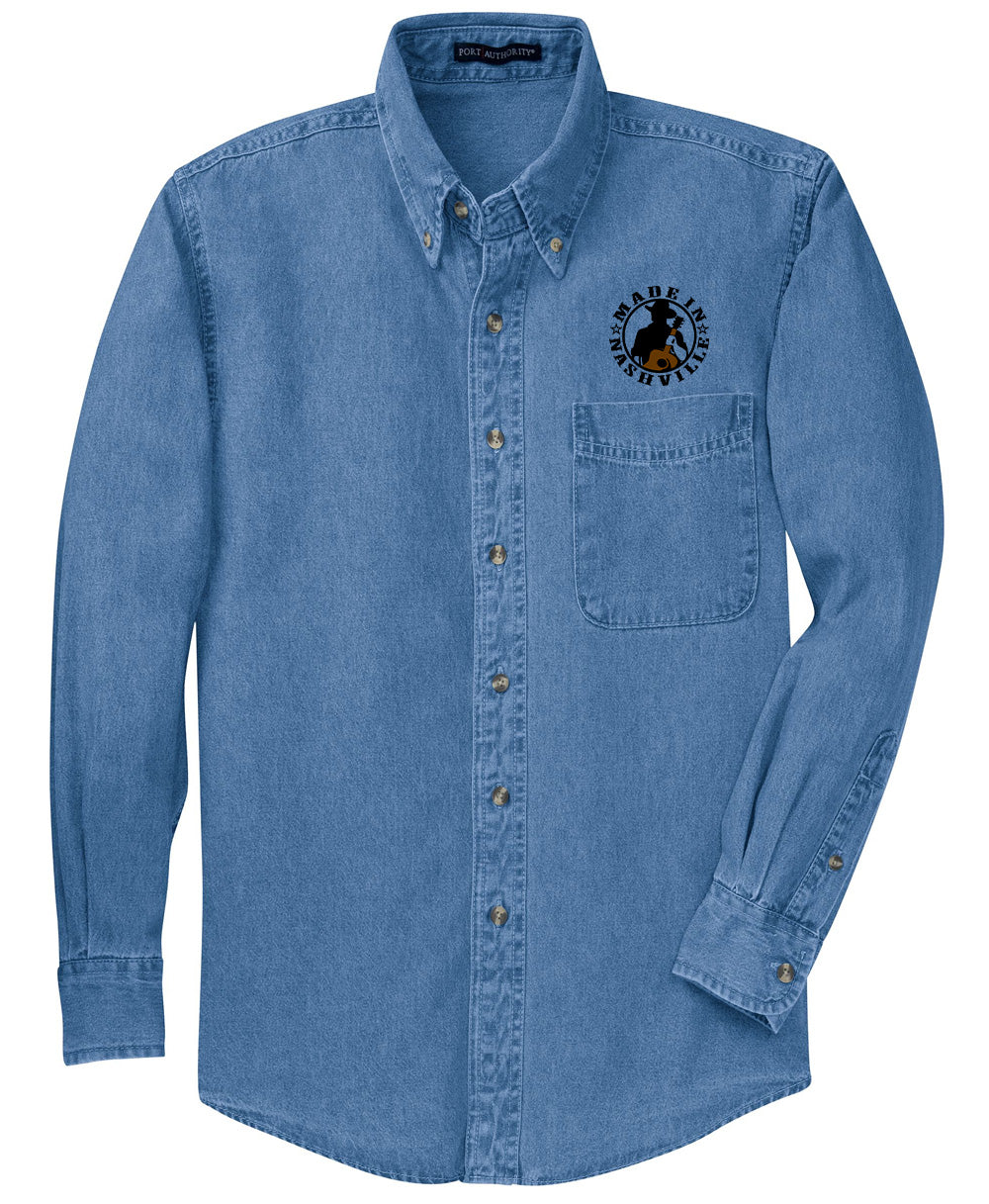 MIN Long Sleeve Denim Shirt