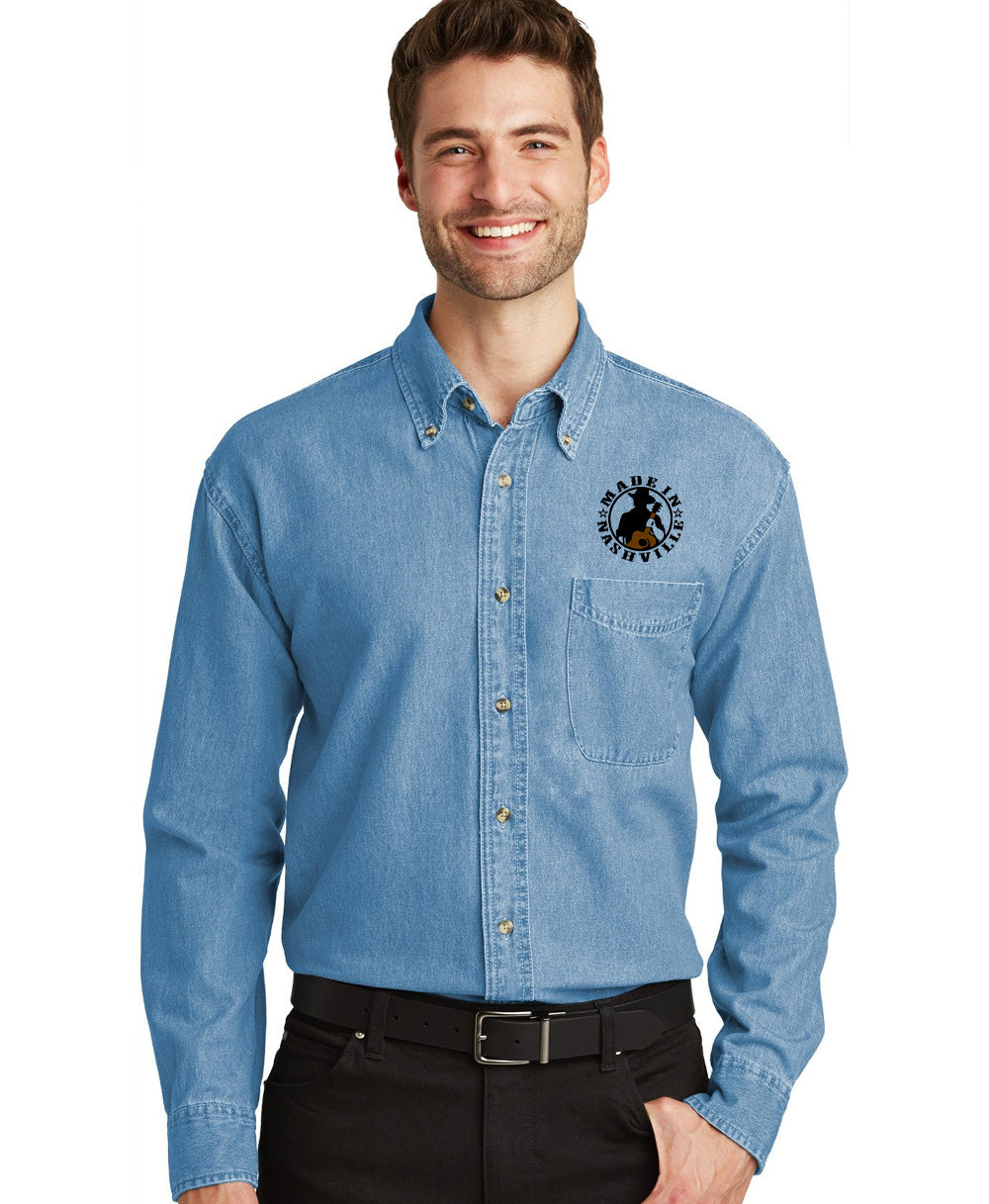 MIN Long Sleeve Denim Shirt